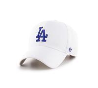 47 Brand Los Angeles Dodgers Cap B-MVP12WBV-WHC, Unisex Cap with a Visor, White, One Size EU