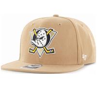 47 Brand Mighty Ducks Of Anaheim Capitán Sidepatch Snapback Cap Beige NHL