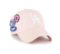 '47 Brand MLB Clean Up Badges Gorra Los Angeles Dodgers Pastel Rosa