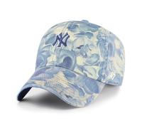 47 Brand Gorra Clean Up Gardenia YankeesBrand Hombre/Mujer - de Beisbol Hebilla Metal, con Visera, Forro Invierno Otoño Verano Primavera otoño/Invierno Primavera/Verano - Talla única Azul-Beige