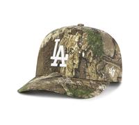 47 Brand MLB Gorra Snapback Real Tree Marrón Dodgers LA, Logo, Twill