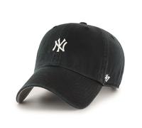 47 Brand MLB New York Yankees Base Cap B-BSRNR17GWS-BK, Mens Cap with a Visor, Black, One Size EU
