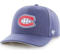 47 Brand Montreal Canadiens Frío Zona Azul Marino Curved Visera Cap Snapback