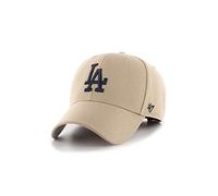 47 Brand MVP Los Angeles Dodgers Cap B-MVP12WBV-KHB, Unisex Cap with a Visor, Beige, One Size EU