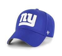 '47 Gorra de béisbol unisex de la NFL New York Giants MVP, cierre de velcro ajustable, talla única, logotipo del equipo, color azul real, azul real, Talla única