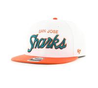 47 Brand NHL San Jose Sharks Script Side Two Tone ’47 CAPTAIN Gorra de hombre