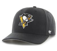 47 Brand Pittsburgh Penguins Frío Zona Black MVP Dp Curved Visera Cap Snapback
