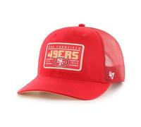 '47 San Francisco 49ers NFL Hardline Trucker RF - Gorra unisex - Rojo, rojo, Talla única