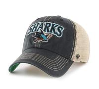 '47 Brand Tuscaloosa Clean Up San Jose Sharks Trucker - Negro, talla única