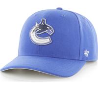 47 Brand Vancouver Canucks Frío Zona Royal Curved Visera Cap Snapback