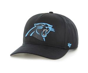 47 Carolina Panthers NFL Hitch RF Gorra de béisbol unisex, ajustable, logo del equipo, negro
