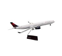 47 Cm Escala 1:135 para Maqueta De Avión A330 Airway con Base Ruedas Luces Y Montaje Resina Aficionados Militares(No Light)