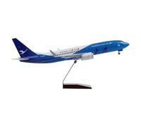 47 cm Para 737-800 Xiamen Daxing Avión Con Adornos De Luz Montado Modelo De Avión De Pasajeros Recoger O Regalar (Sin Luz)