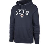 47 Cuarenta Siete Marca Winnipeg Jets Outrush Headline Sudadera Otoño Navy Mens