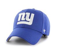 '47 Gorra de béisbol unisex de la NFL New York Giants MVP, cierre de velcro ajustable, talla única, logotipo del equipo, color azul real, azul real, Talla única