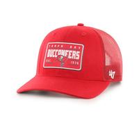 '47 - Gorra de béisbol unisex de los Tampa Bay Buccaneers NFL, Hardline Trucker RF, color rojo, talla única