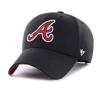 47 Gorra Fiji MVP Atlanta Braves - Black - One Size BK - Black One Size, BK - BLACK, Talla única