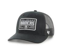 '47 Las Vegas Raiders NFL Hardline Trucker RF Unisex Gorra - Negro, Negro , Talla única