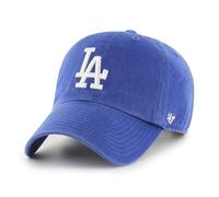 47 Los Angeles Dodgers MLB Clean Up Gorra de béisbol unisex, ajustable, logotipo blanco, azul rey, azul cobalto, Talla única