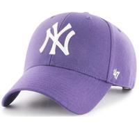 47 Marca MVP New York Yankees Lila Morado Curved Visera Cap Snapback Forty Siete