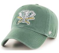 47 Marca Oakland Athletics Cooperstown Verde Clean Up Curved Visor Strapback Cap
