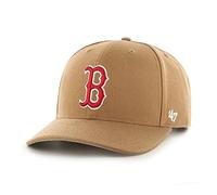 '47 MLB Boston Red Sox - Gorra de béisbol unisex MVP DP con logotipo rojo, color, marrón claro, Talla única