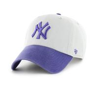 47 MLB Gorra Ajustable Clean Up Sombrero NY Bicolor Logotipo del Equipo New York desestructurada
