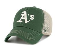 '47 MLB Oakland Athletics A's Cleanup Trawler Trucker Basecap Cap Cap Gorra de béisbol Gorra de béisbol, verde, Talla única