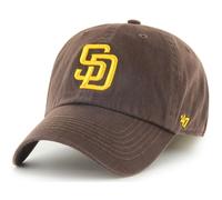 47 MLB Team Color Logo Primario Franquicia Fat Capas de bisbol Capilla Unisex Adult - San Diego Padres - Brown (Medium)