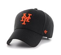 47 New York Mets, Black, Gorra Unisex Adulto, (New Black), (Talla del Fabricante: Talla única)