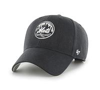 47 New York Mets MLB MVP - Gorra de béisbol unisex, ajustable, insignia del equipo, color negro, Negro, Talla única