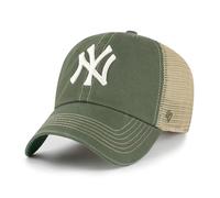 47 New York Yankees MLB Clean Up Trawler Verde Gorra de Camionero Ajustable
