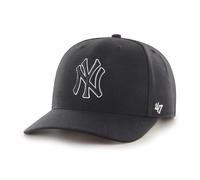 47 New York Yankees MLB Cold Zone White Outline Most Value P. DP Negro Gorra Snapback Ajustable