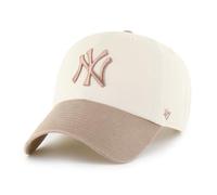 47 New York Yankees MLB Two Tone Clean Up Gorra Beige Marrón Claro