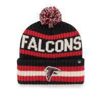 '47 NFL Atlanta Falcons Unisex Bering Bobble Winter Hat, Team Logo, Color Negro, Negro , Talla única