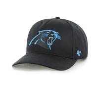 '47 NFL Carolina Panthers Hitch RF Gorra de béisbol unisex, correa ajustable Snapback, logotipo del equipo, color negro, Negro , Talla única