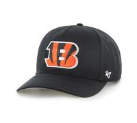 '47 NFL Cincinnati Bengals Hitch RF Gorra de béisbol unisex, correa ajustable Snapback, logotipo del equipo, color negro, Negro , Talla única