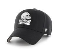 '47 NFL Cleveland Browns MVP Gorra de béisbol unisex con cierre de velcro ajustable, talla única, logotipo del equipo, color negro, Negro , Talla única