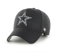 '47 NFL Dallas Cowboys MVP Gorra de béisbol unisex, cierre de velcro ajustable, talla única, logotipo del equipo, color negro, Negro , Talla única