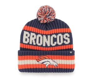 47 NFL Denver Broncos - Gorro unisex de punto, color azul marino claro, Azul marino claro, Talla única
