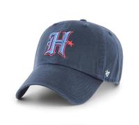 '47 NFL Houston Texans Clean Up Gorra de béisbol unisex, cierre de correa ajustable, talla única, logotipo del equipo, color azul marino, azul marino, Talla única