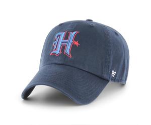 '47 NFL Houston Texans Clean Up Gorra de béisbol unisex, cierre de correa ajustable, talla única, logotipo del equipo, color azul marino, azul marino, Talla única