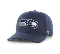 '47 NFL Seattle Seahawks Hitch RF Gorra de béisbol unisex, correa ajustable Snapback, logotipo del equipo, color azul marino, azul marino, Talla única