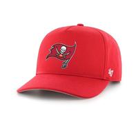'47 NFL Tampa Bay Buccaneers Hitch RF Gorra de béisbol unisex, correa ajustable Snapback, logotipo del equipo, color rojo, rojo, Talla única
