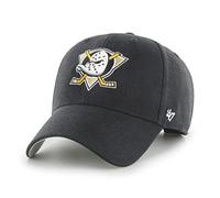 47 NHL Anaheim Ducks MVP - Gorra de béisbol unisex, correa de velcro, logotipo de insignia, color, Negro, Talla única