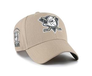 '47 NHL Anaheim Mighty Ducks Cap Basecap Sure Shot Khaki Inaugural Season Cap, beige, Talla única
