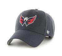 '47 NHL Washington Capitals MVP Gorra de béisbol unisex, ajustable, diseño de alta calidad, logotipo del equipo, azul marino, azul marino, Talla única