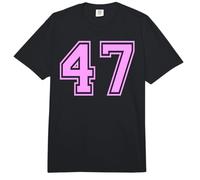 47 Número Cuarenta y Siete Deportes Varsity College Girl Matching Comfort Colors Adult Heavyweight T-Shirt