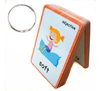 47 Pcs Antonym and Adjective Flash Cards English | Memory Game cards for Kids| Preschool Educational Learning English Flashcards(basic english vocabulary cards & cards pocket for kids )12x9cm(inglés)