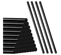 47 Pcs Barras de Pegamento Termofusible 11mm x 200mm, Barras de Pegamento Caliente, Barra Silicona Caliente para Pistola de Pegamentos Calientes, Palos de Pegamentos Negras DIY Manualidades